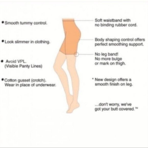 Spanx Womens In Power High Waist Black Shaping Sheers Size G - Picture 3 of 6